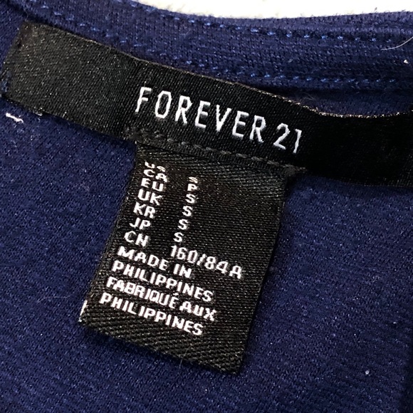 Forever21 Peplum Zip-up Top - Picture 5 of 6